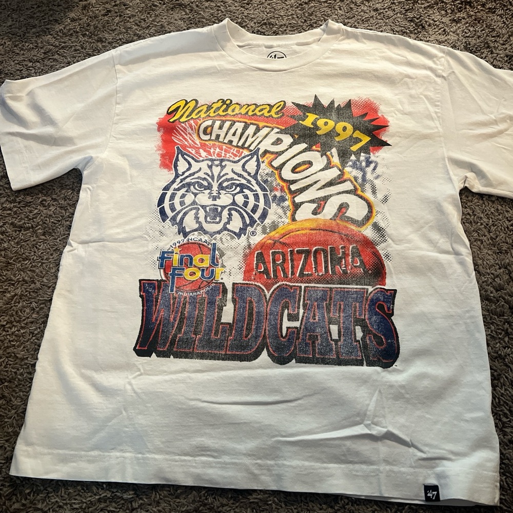 47 brand Arizona wildcats 1997 national champions t shirt worn once